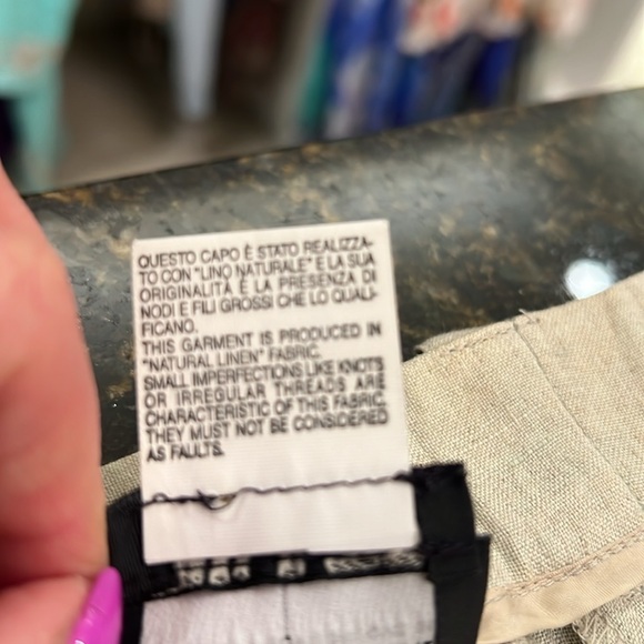 Giorgio Armani 3 Piece Linen Suit - Soft Olive Green - Size 42 EU - Picture 12 of 15